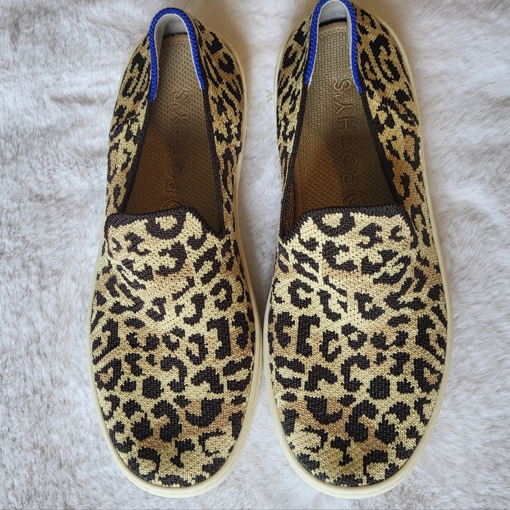 Rothy's Leopard Slip-On Sneakers - 6